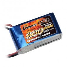 Gens ace 800mAh  11.1V 40C 3S1P Lipo Battery Pack